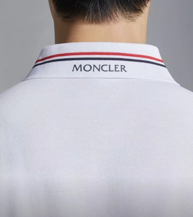 MONCLER Logo Patch Polo Shirt