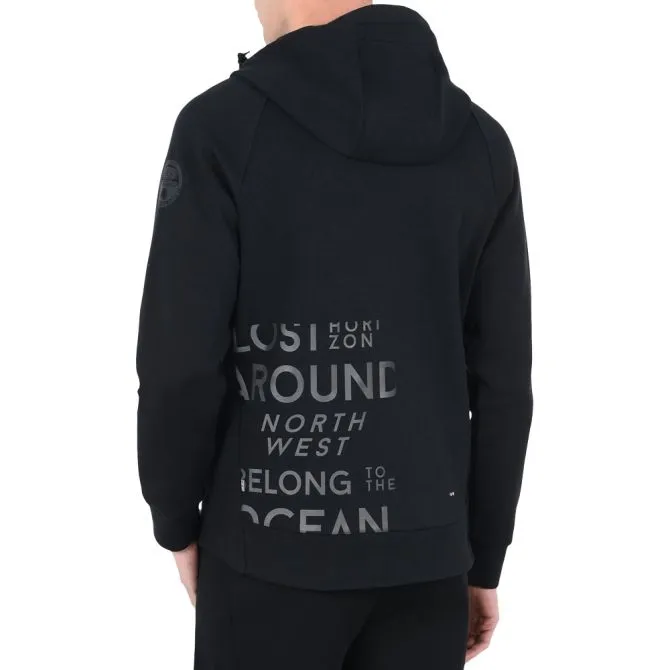 Napapijri Black Hooded Sweatshirt N0YHC4041