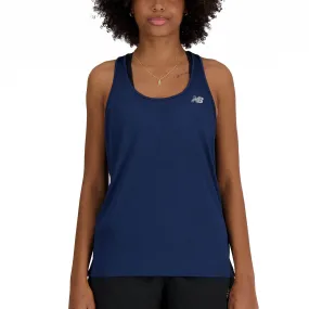 New Balance Knit Tank Top in Navy