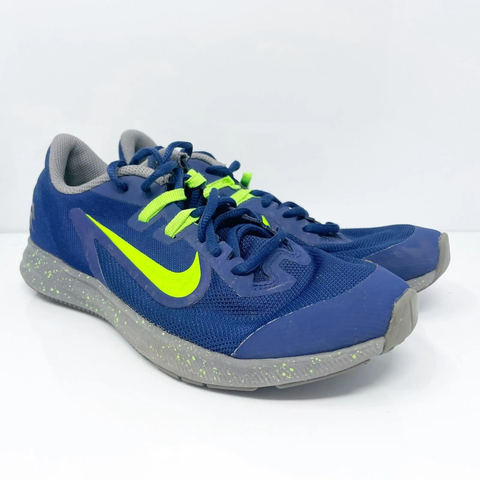 Nike Boys Downshifter 9 RW CI3440-400 Blue Running Shoes Sneakers Size 5Y