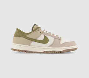 Nike Dunk Low Sail Pacific Moss Cream Light Limestone Trainers.