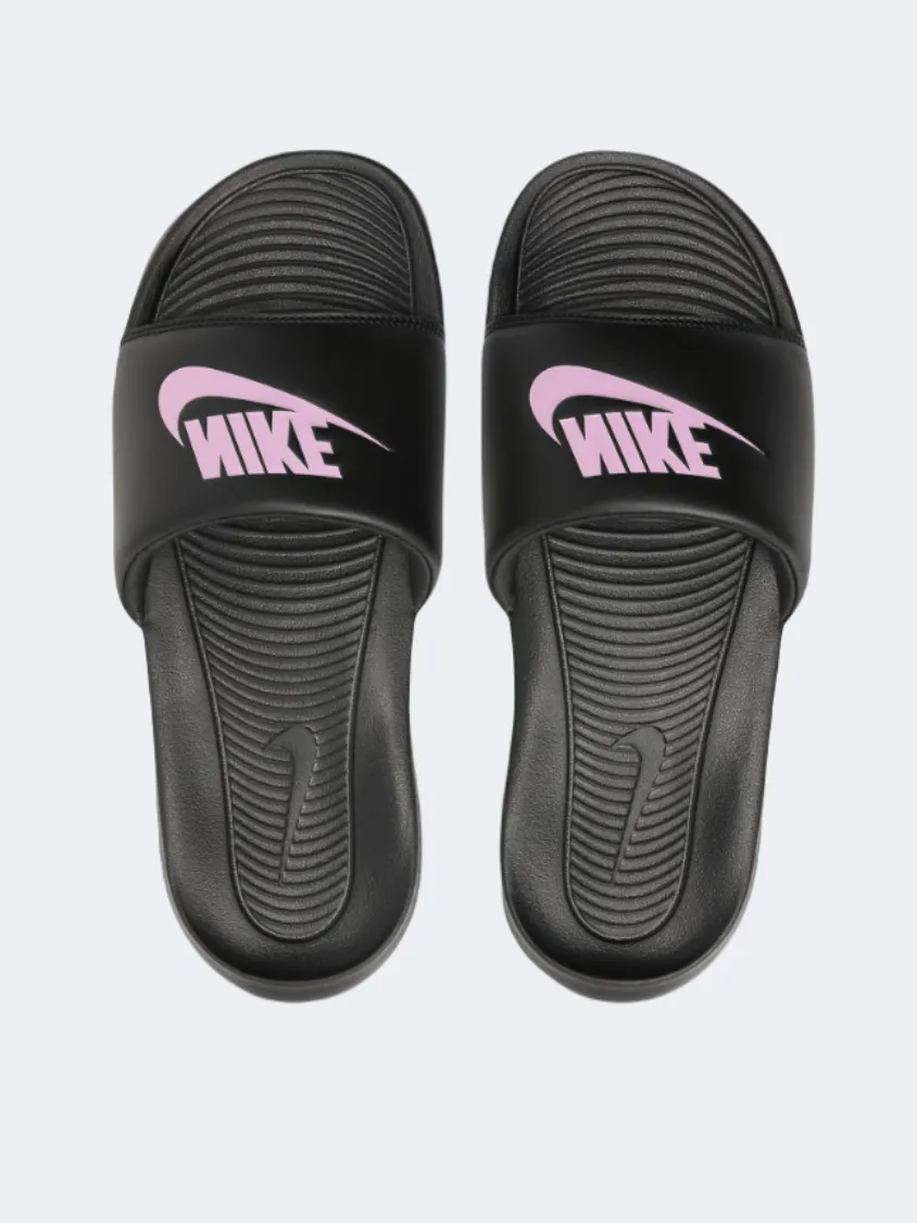 Nike Victori One Women Lifestyle Slippers Black/Pink