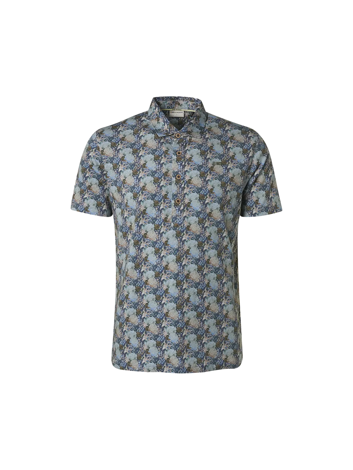 Printed Polo No Excess Basil