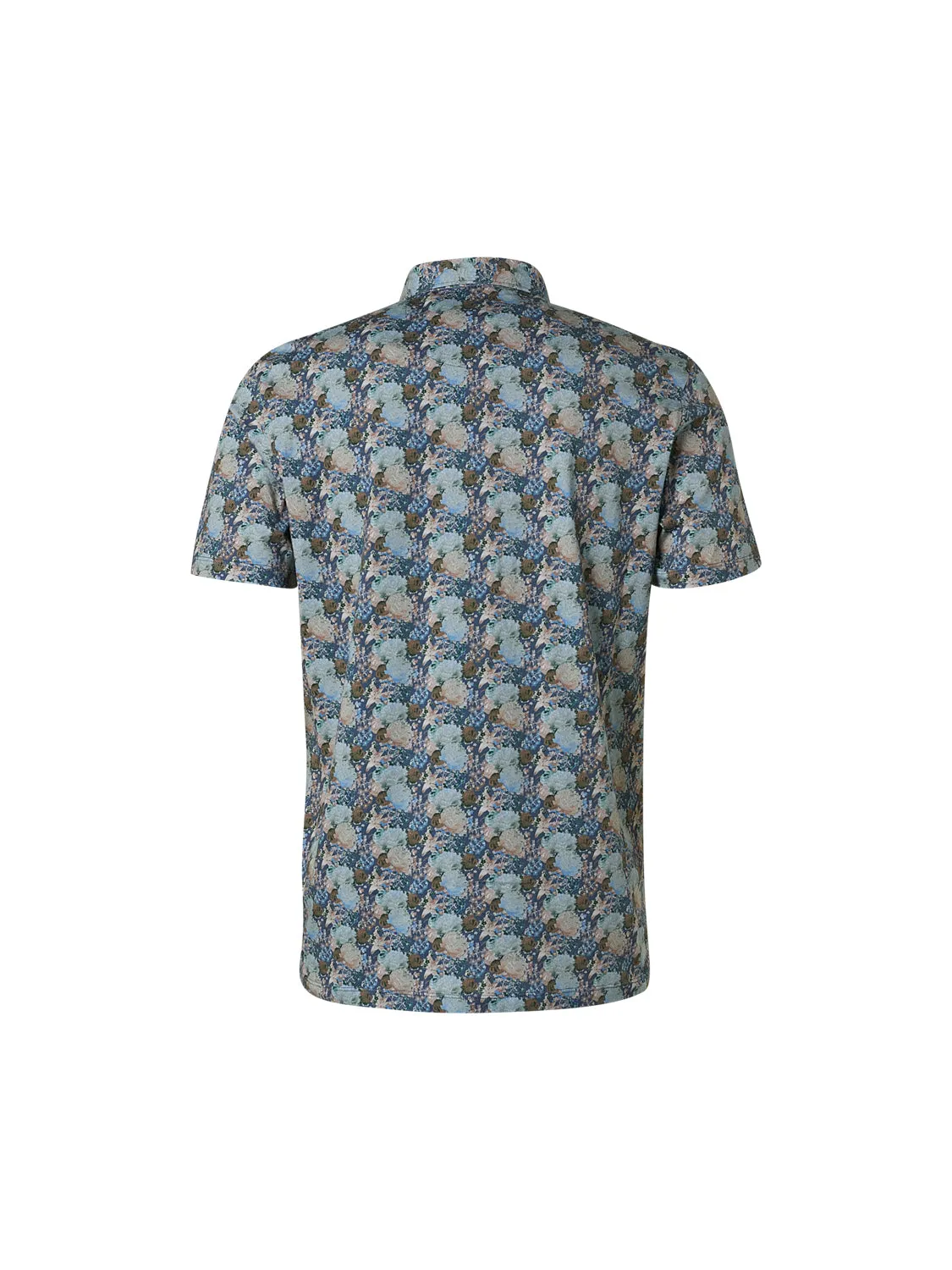 Printed Polo No Excess Basil