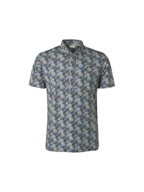 Printed Polo No Excess Basil