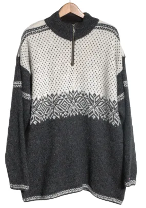 Norwool Norwegian Nordic Jumper | XXL - Brick Vintage