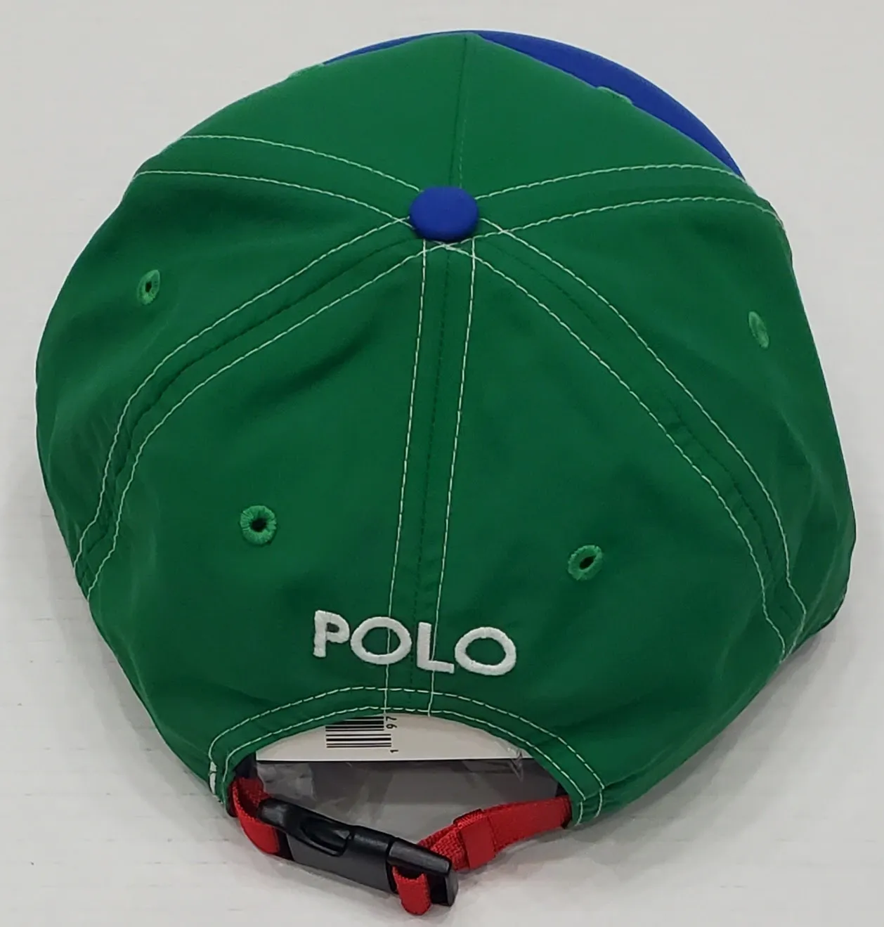 Nwt  Polo Ralph Lauren Green Polo Beach Adjustable Strap Back Hat