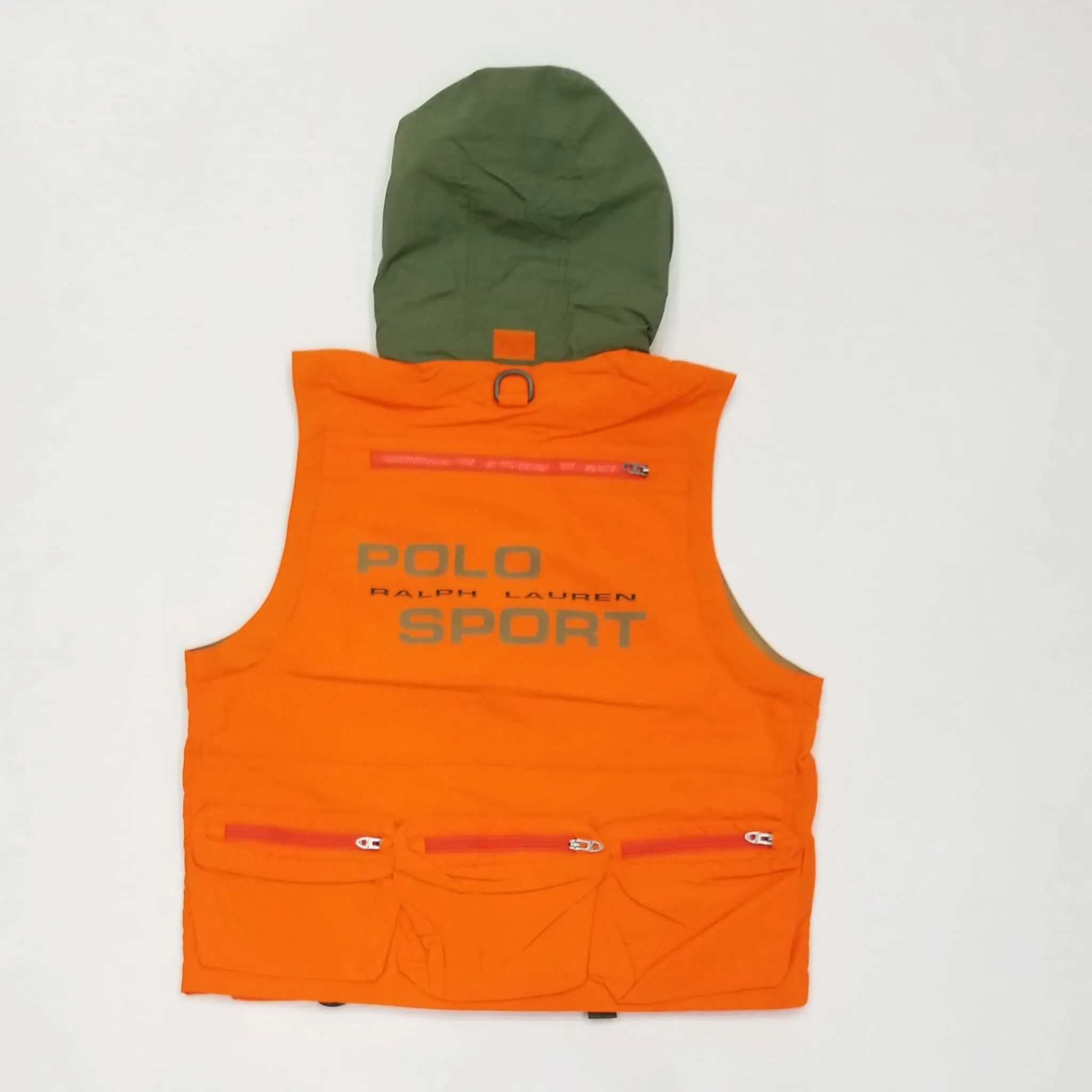 Nwt Polo Ralph Lauren Orange Polo Sport Utility Vest