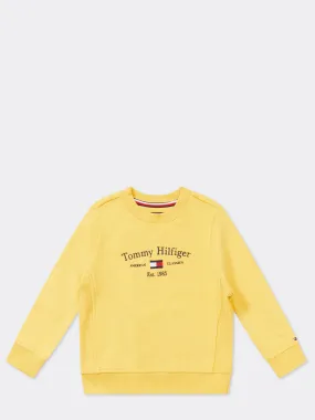 Tommy Hilfiger Organic Logo Crew Neck Jumper