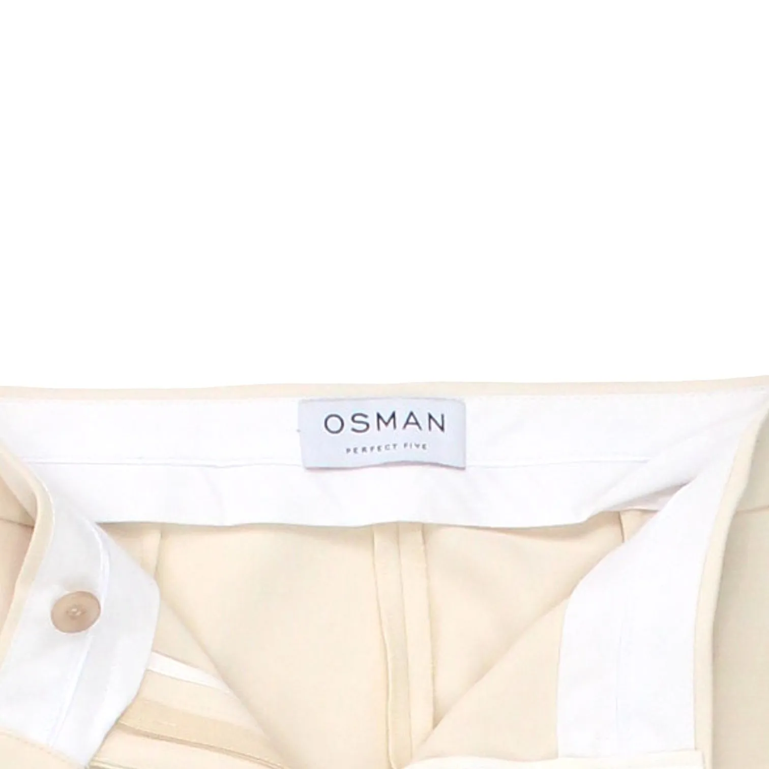 Osman Cream Cropped Trousers