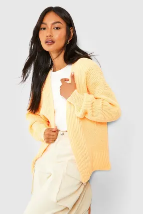 Oversized Rib Cardigan - Jumpers & Cardigans - boohoo