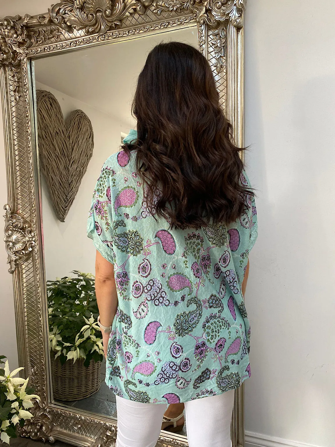 Paisley Pattern Blouse Luna