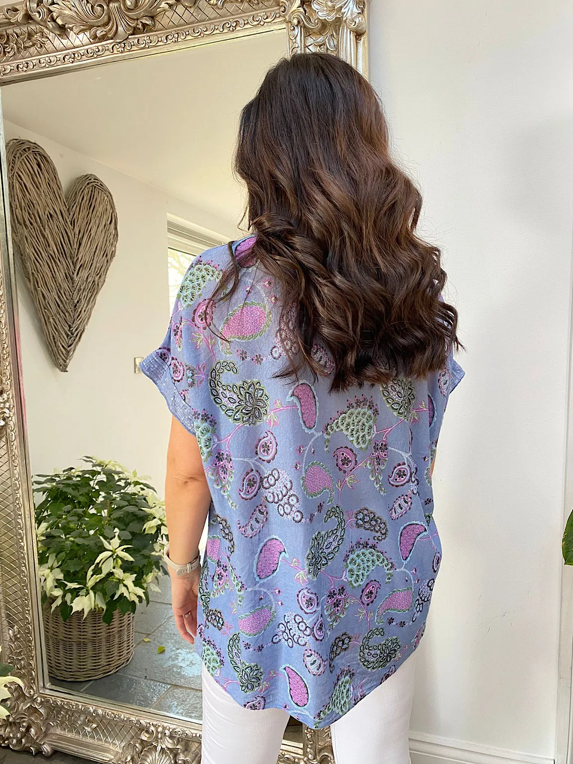 Paisley Pattern Blouse Luna