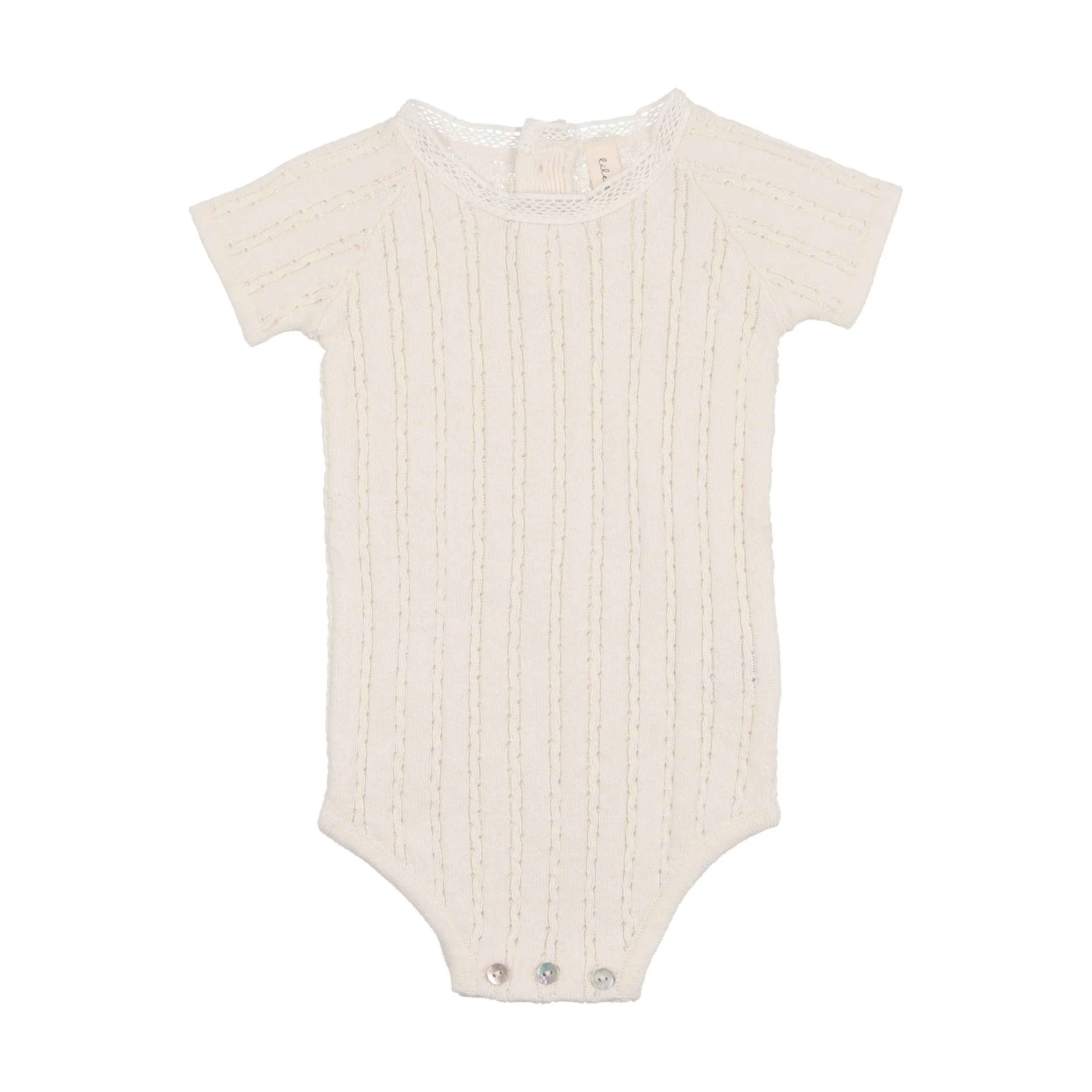 Pointelle Knit Romper