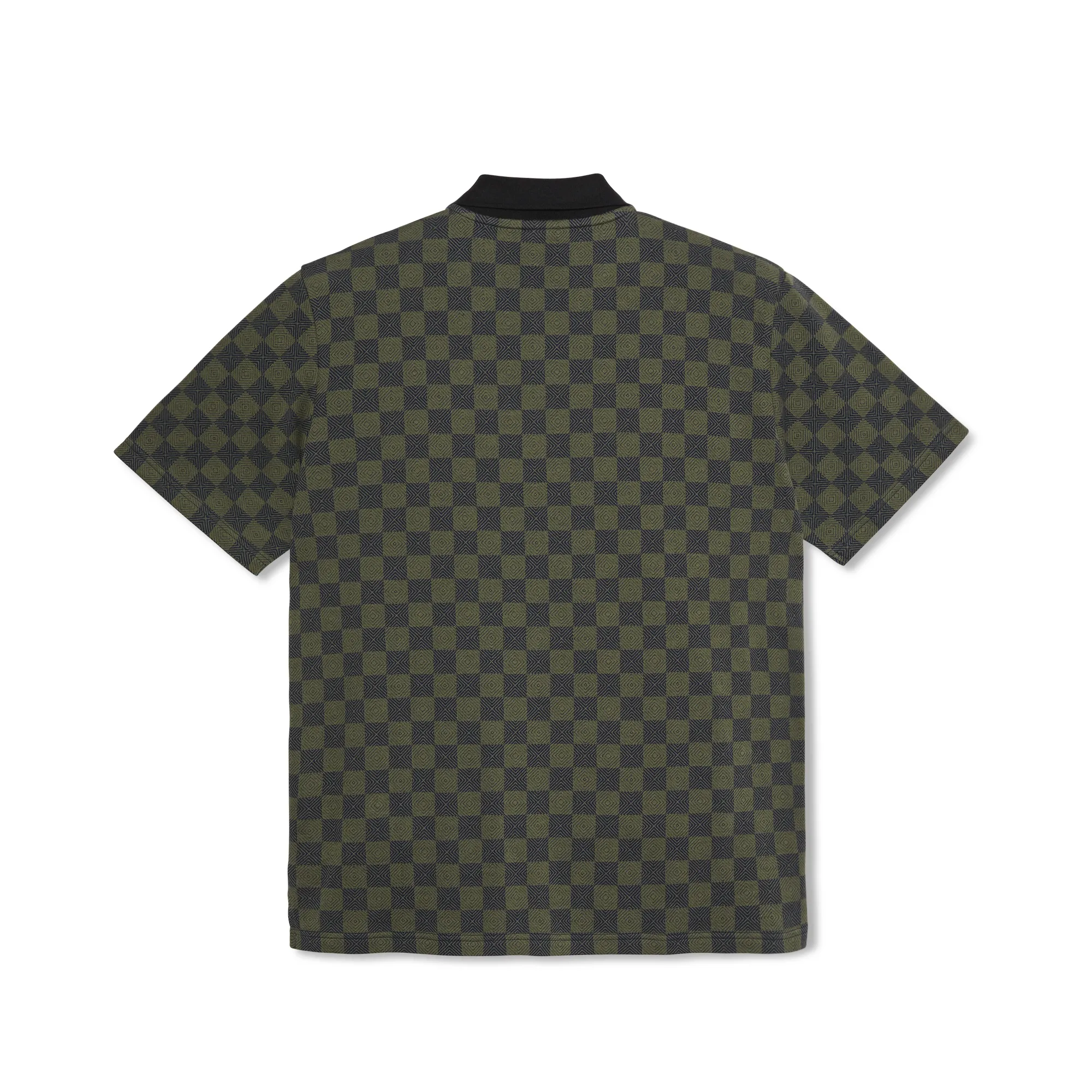 Polar Jacques Checkered Polo Shirt Black/Green