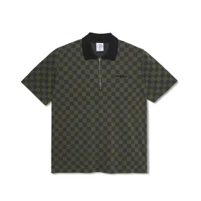 Polar Jacques Checkered Polo Shirt Black/Green