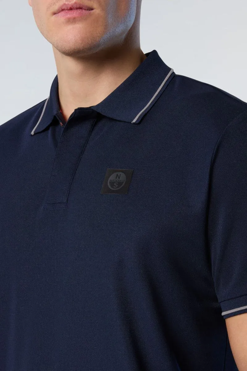 Polo Coolmax uomo Blu Cobalto