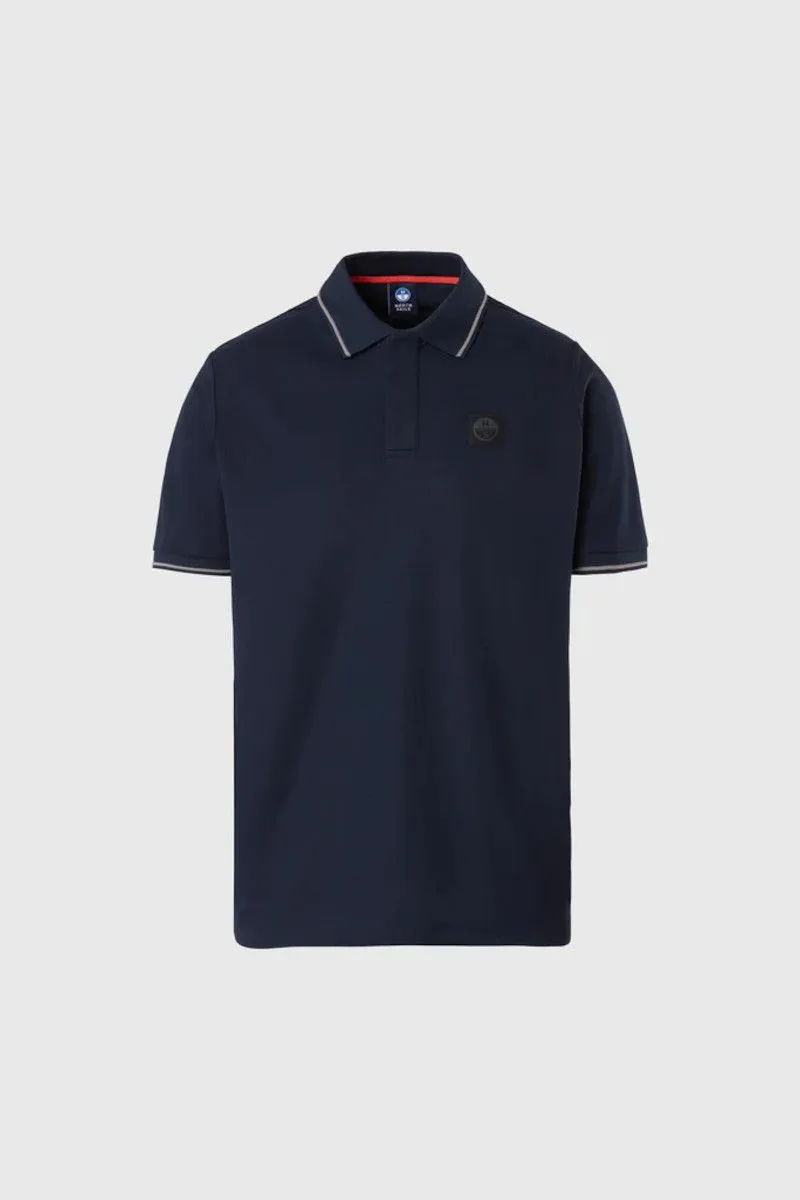 Polo Coolmax uomo Blu Cobalto