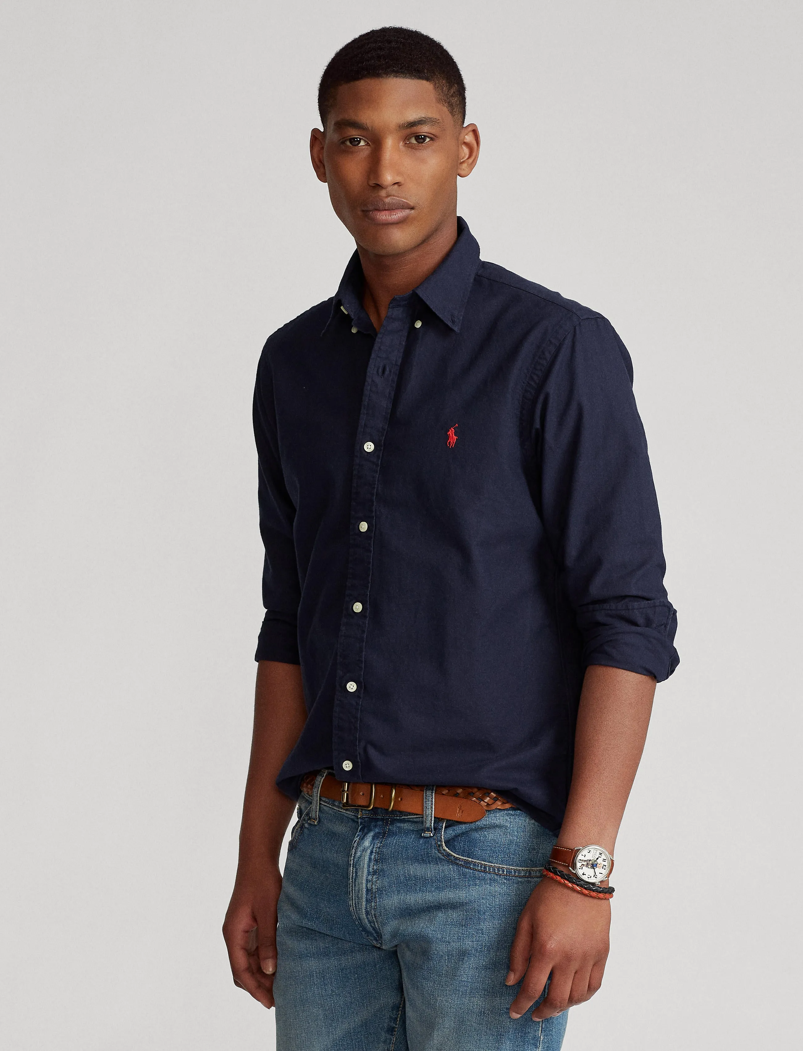 Polo Ralph Lauren Custom Fit Oxford Shirt Navy