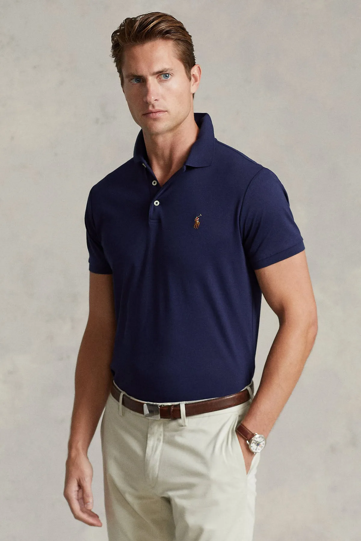 Polo Ralph Lauren Custom Slim Fit Polo Yaka T-shirt