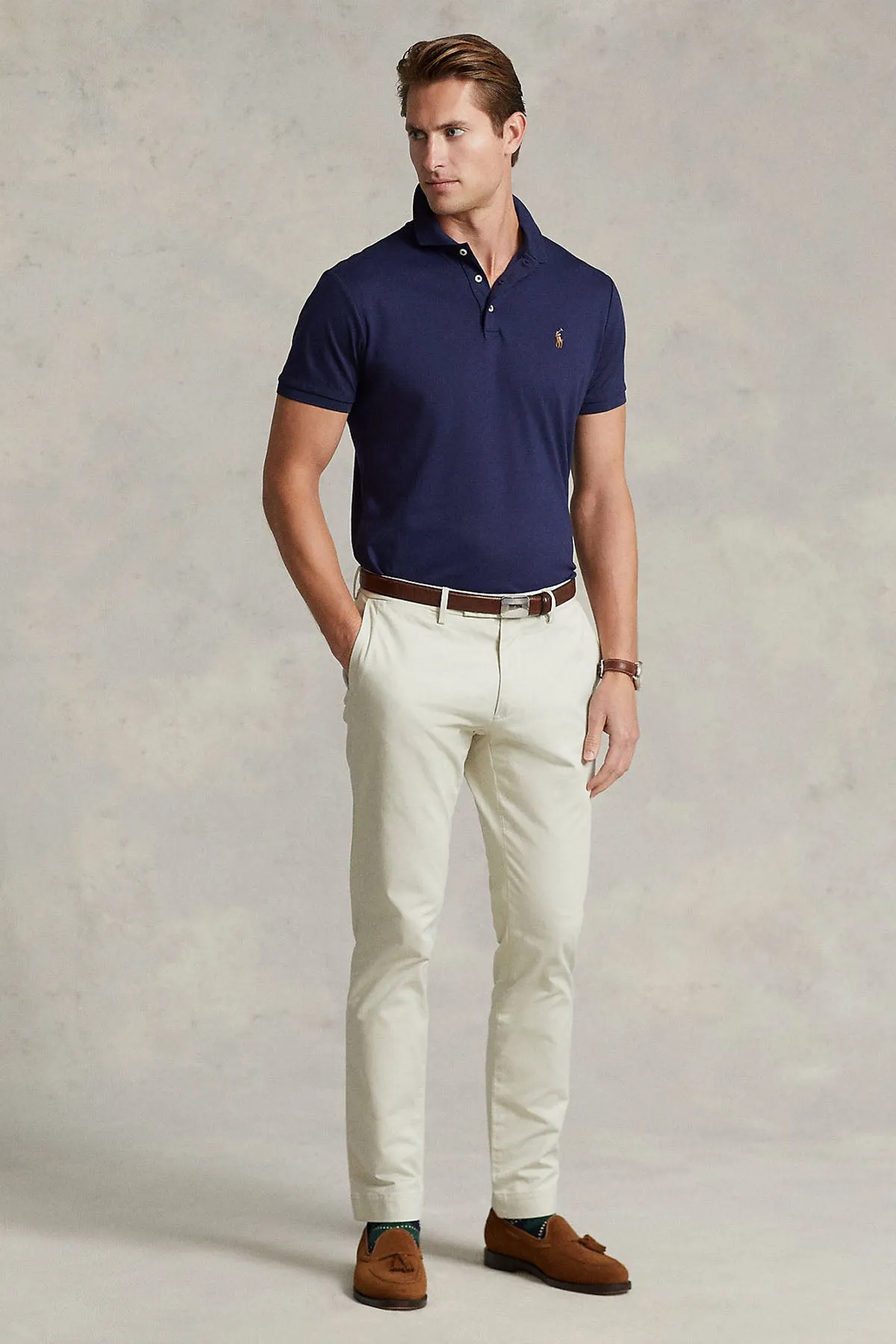 Polo Ralph Lauren Custom Slim Fit Polo Yaka T-shirt