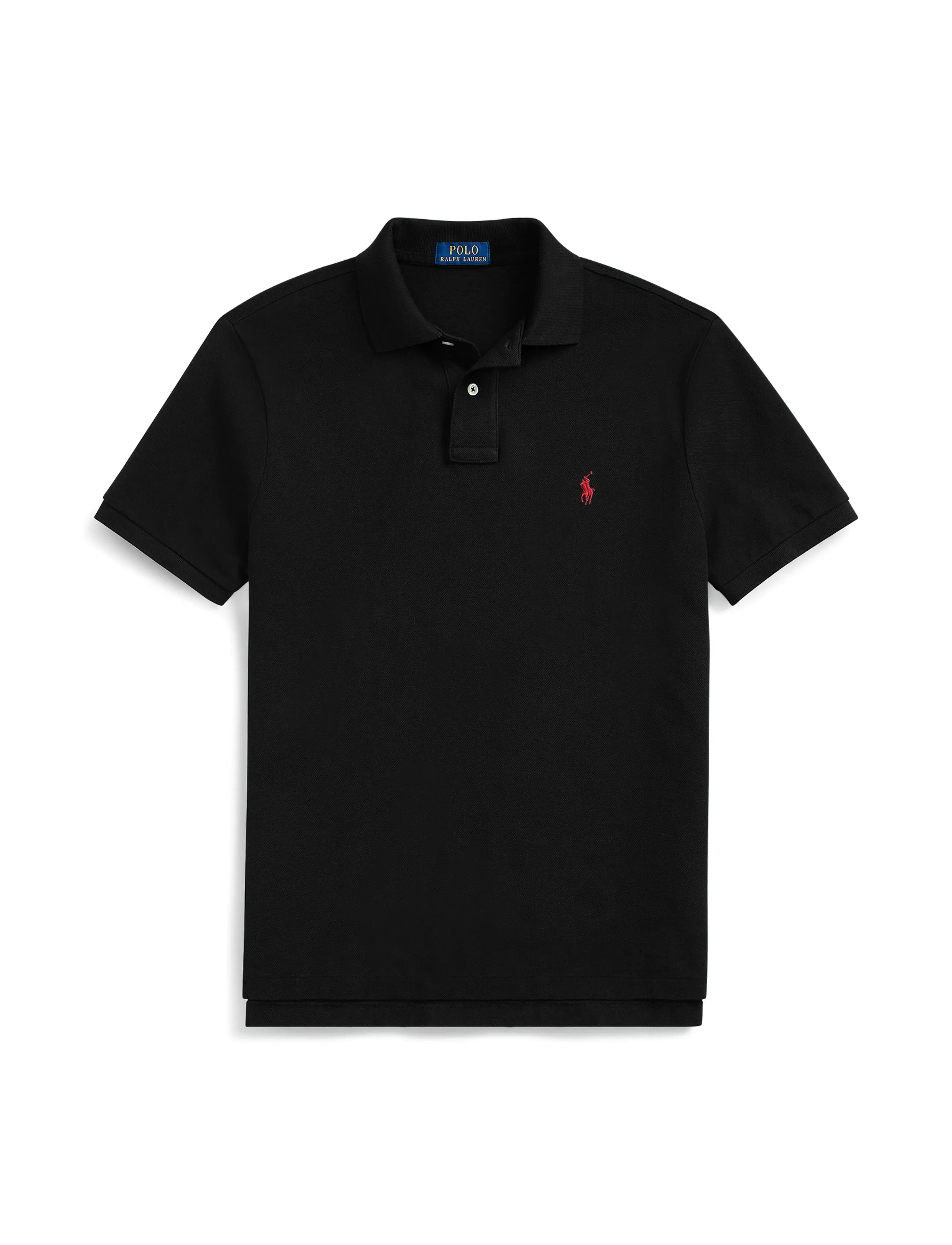 Polo Ralph Lauren Slim Fit Mesh Polo Black