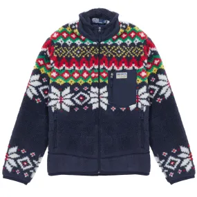 Ralph Lauren Snowflake Fairisle Cruise Navy Jumper