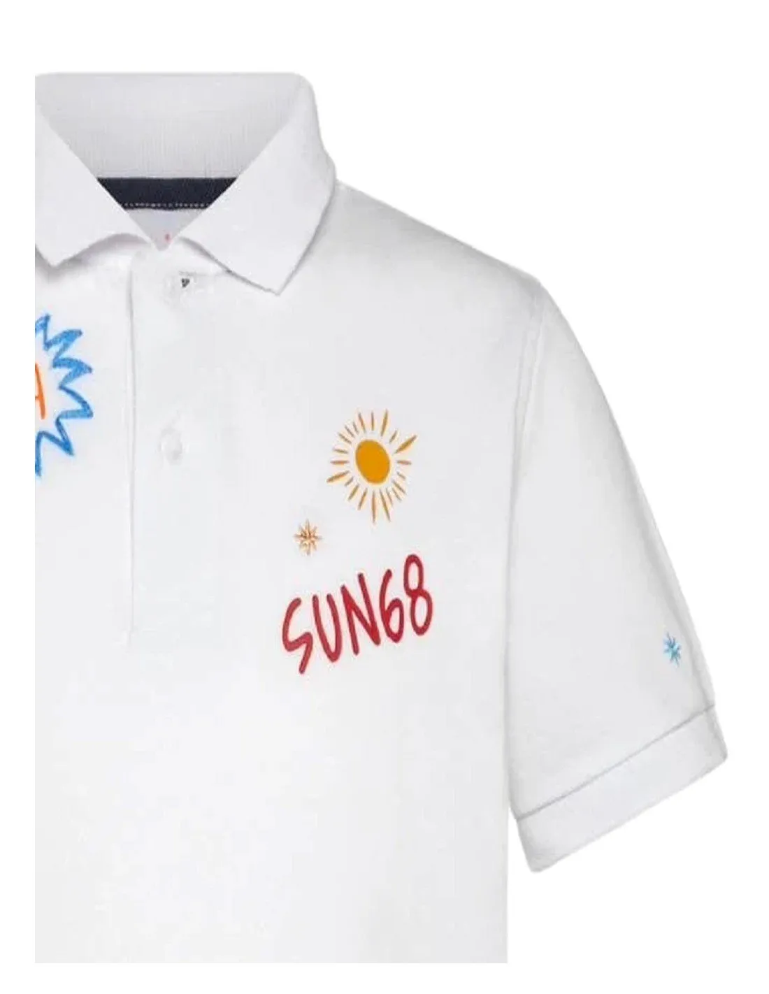 Sun68 Kids Polo A33331 White PE23