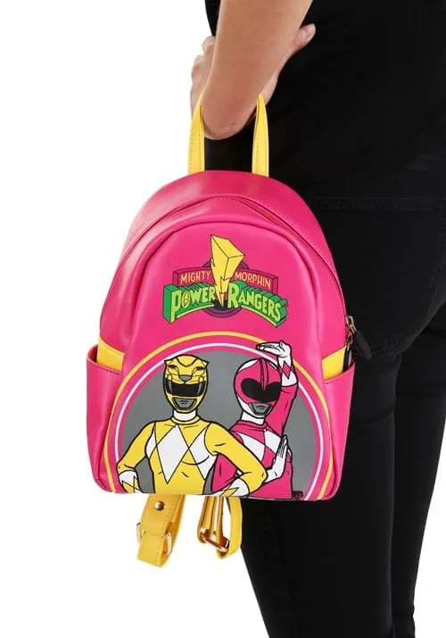 Power Rangers Backpack - Pink & Yellow | TV Show Backpacks