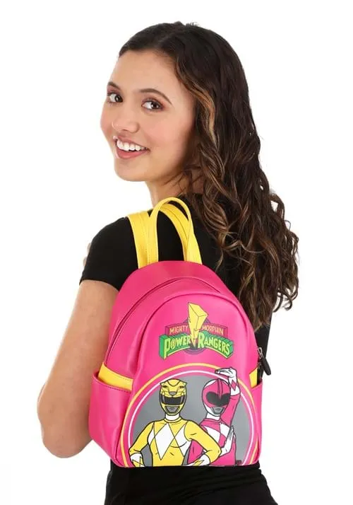 Power Rangers Backpack - Pink & Yellow | TV Show Backpacks