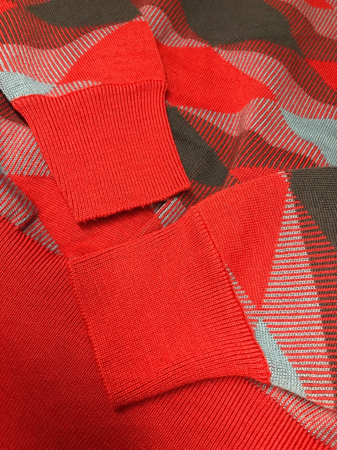 [Pre-owned] ISSEY MIYAKE [OLD] Vintage Knit / Pattern Knit / Crew Neck Knit