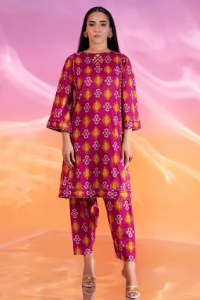 Printed Cotton Shirt and Trouser Set CPM-4-274