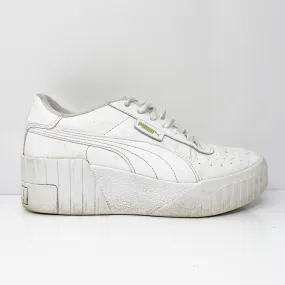 Puma Womens Cali Wedge 373438-01 White Casual Shoes Sneakers Size 9