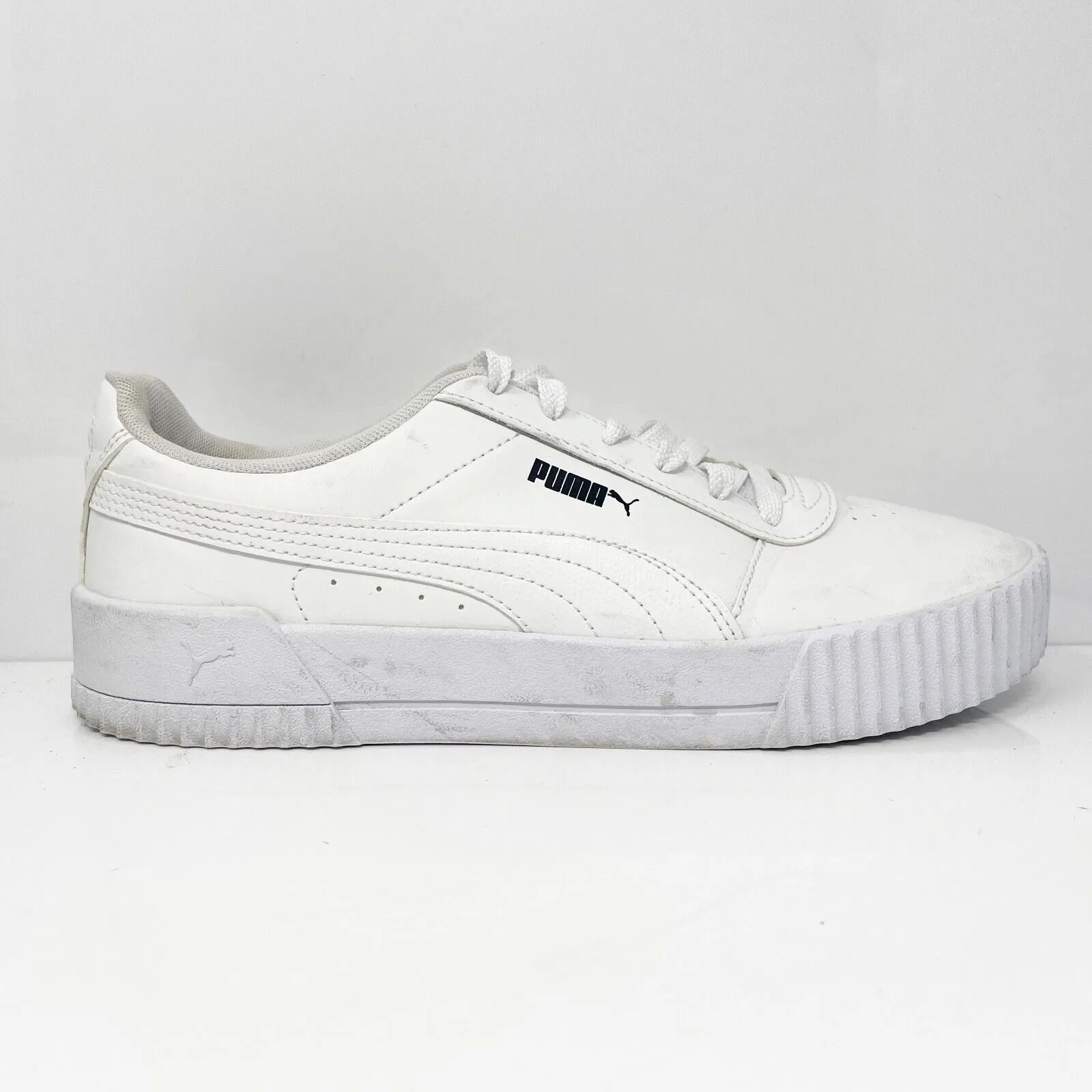 Puma Womens Carina 374106-01 White Casual Shoes Sneakers Size 10