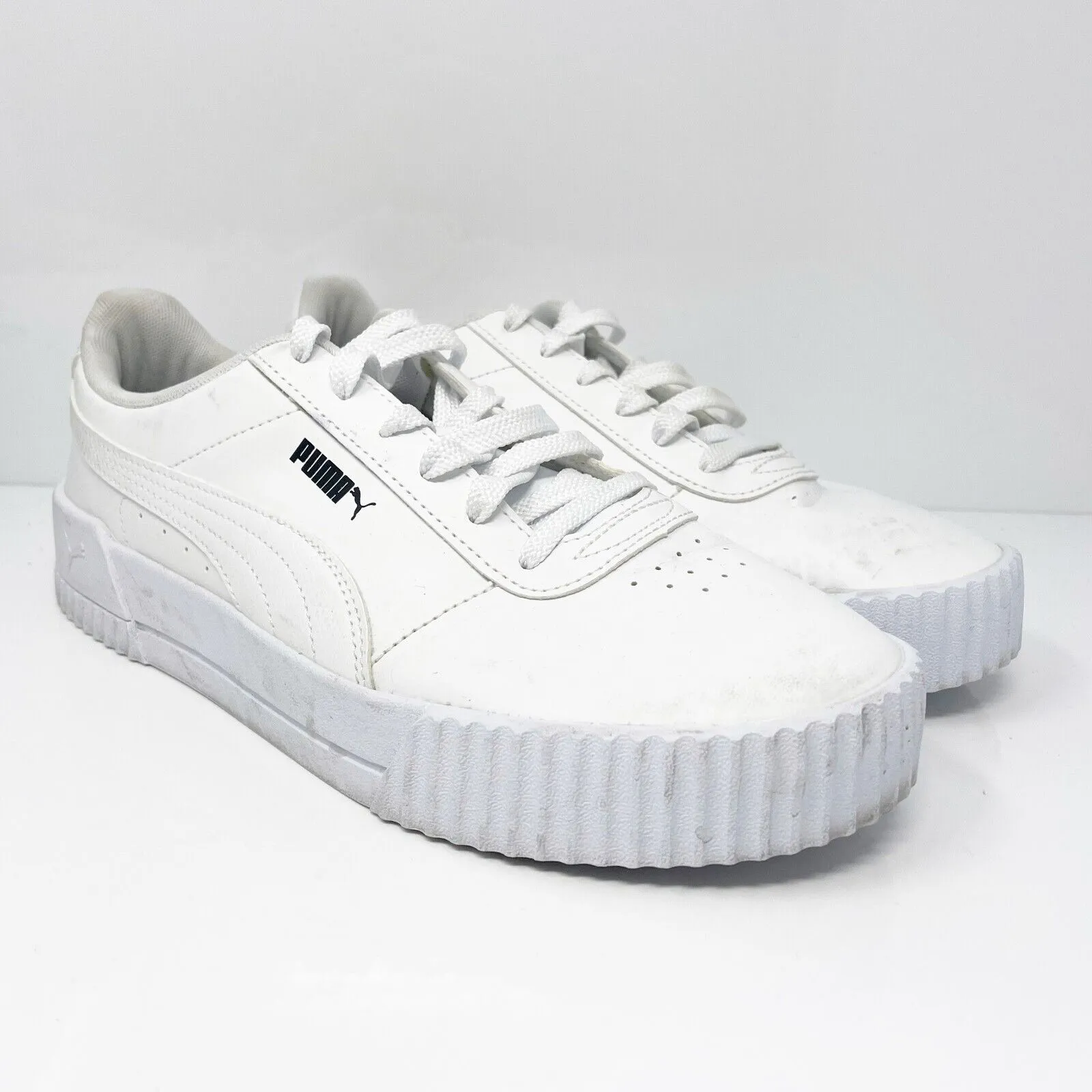 Puma Womens Carina 374106-01 White Casual Shoes Sneakers Size 10