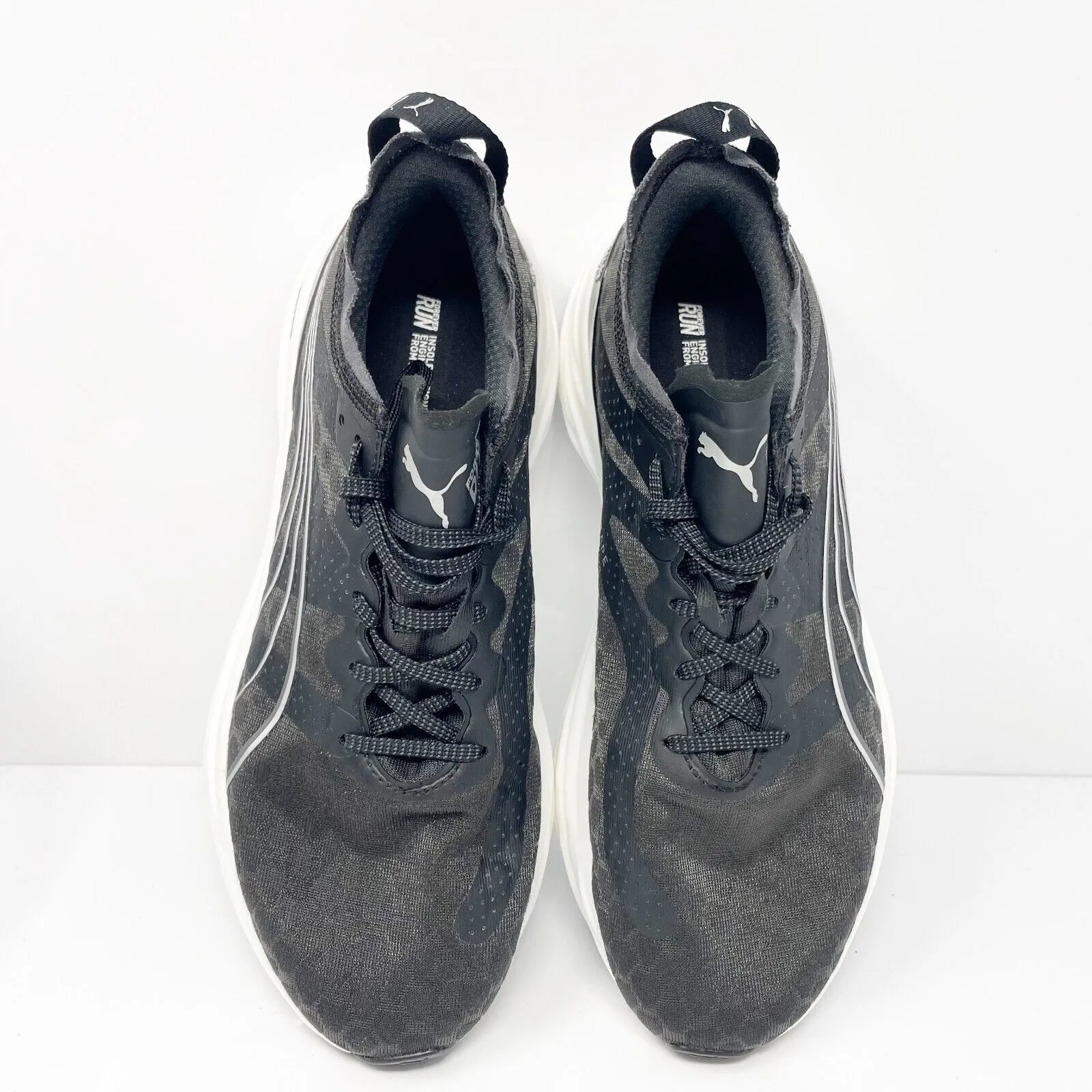 Puma Womens ForeverRun Nitro 377758-01 Black Running Shoes Sneakers Size 9.5