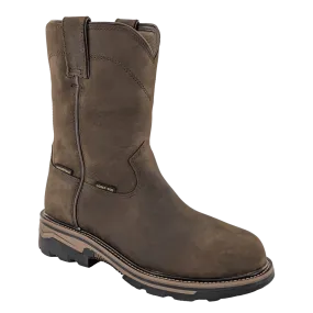 Watson Men's 12 Waterproof Brown Round Composite Toe Work Boot