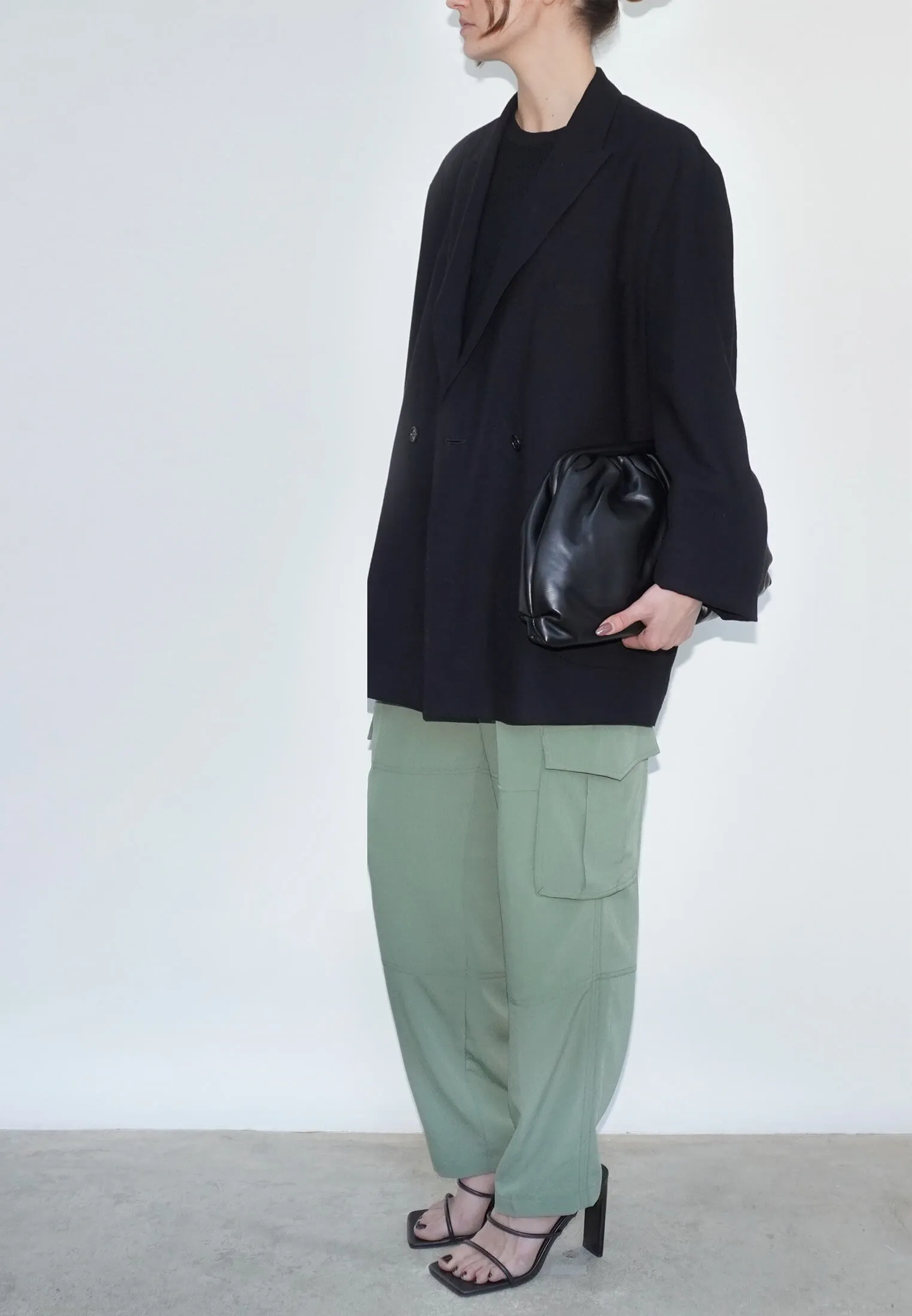 RAY KHAKI CARGO TROUSERS