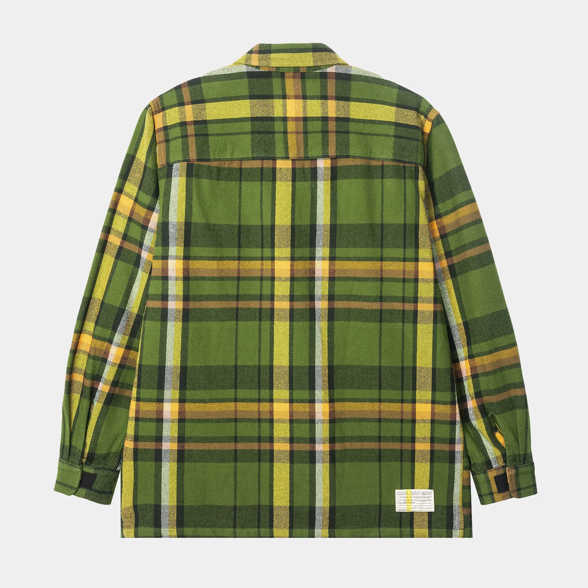 Real Bad Man RBM Flannel Shirt - Green