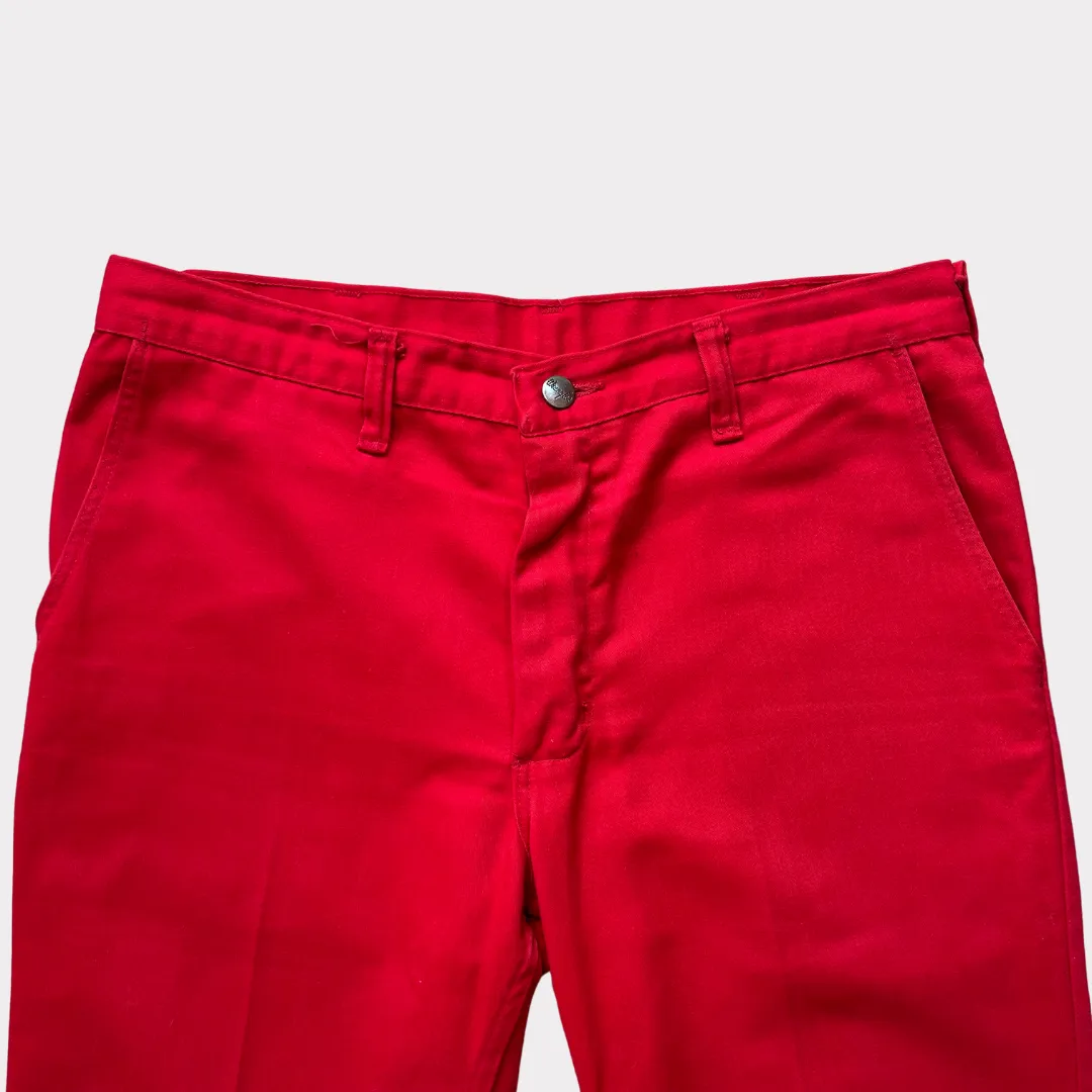 Red Wrangler Blue Bell Trousers