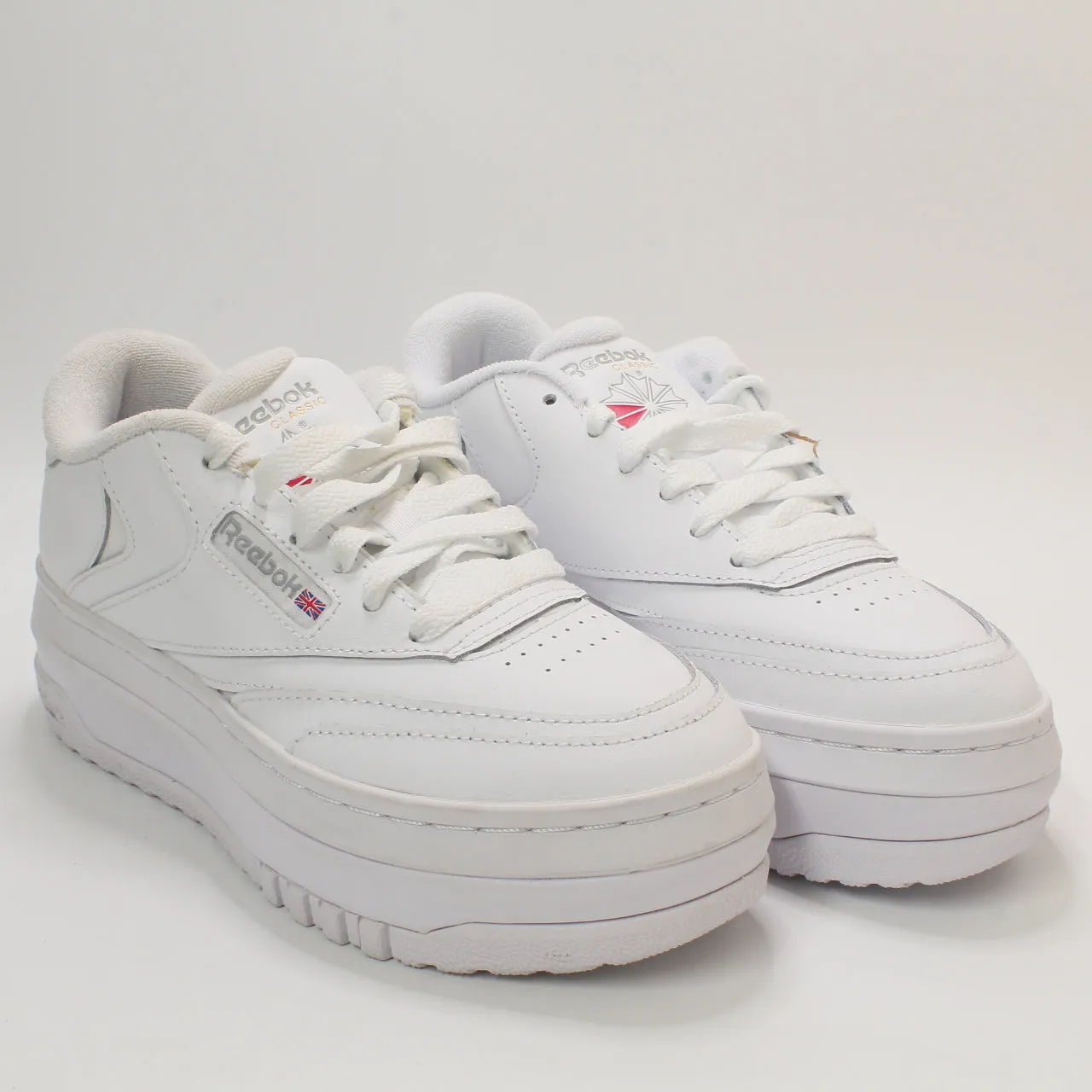 Reebok Club C Double Extra White Pure Grey Shoes - UK Size 4