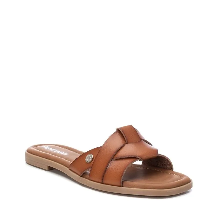 171551 Donna Flat Taupe Sandali by Refresh