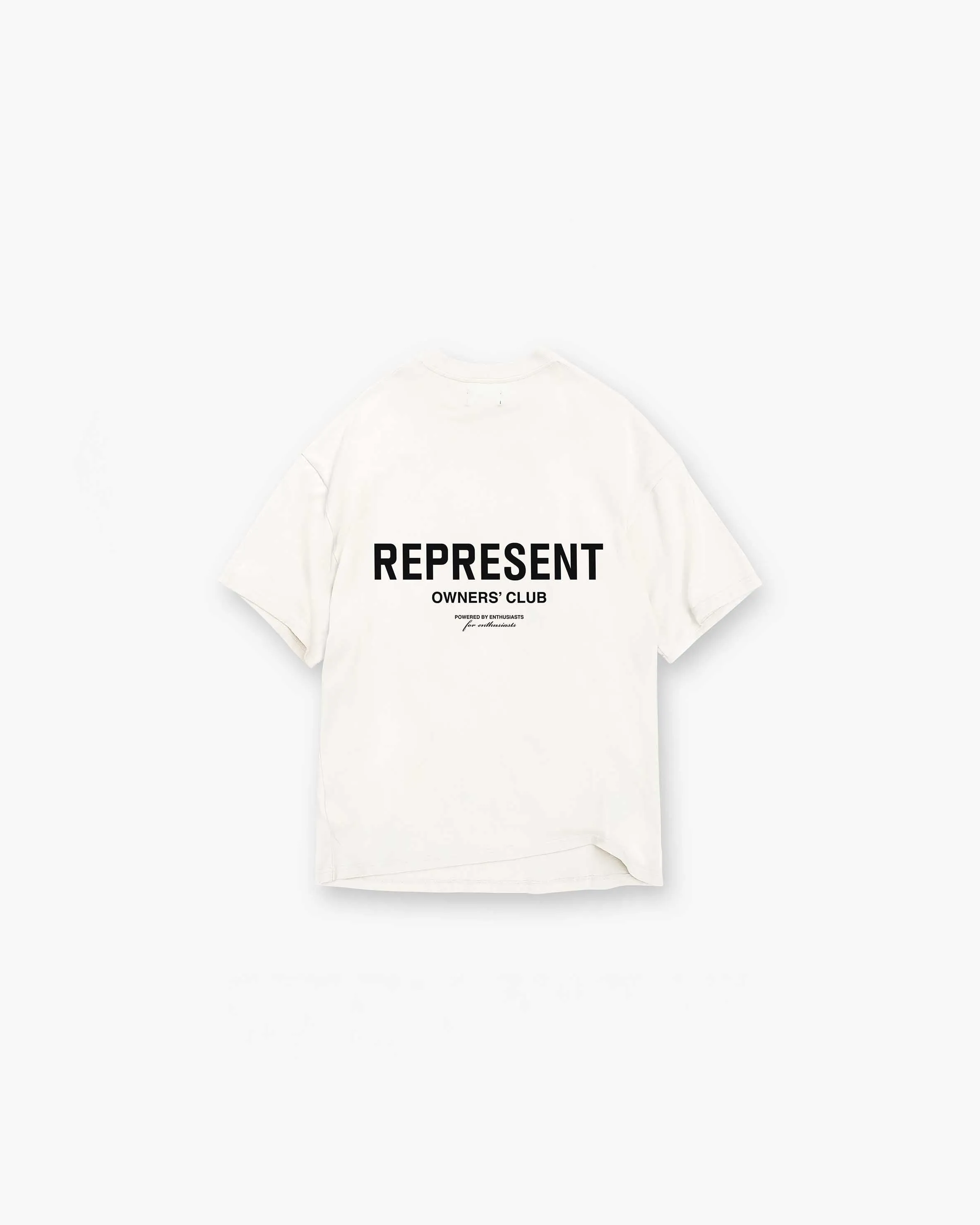 Represent Owners Club T-Shirt - Flat White