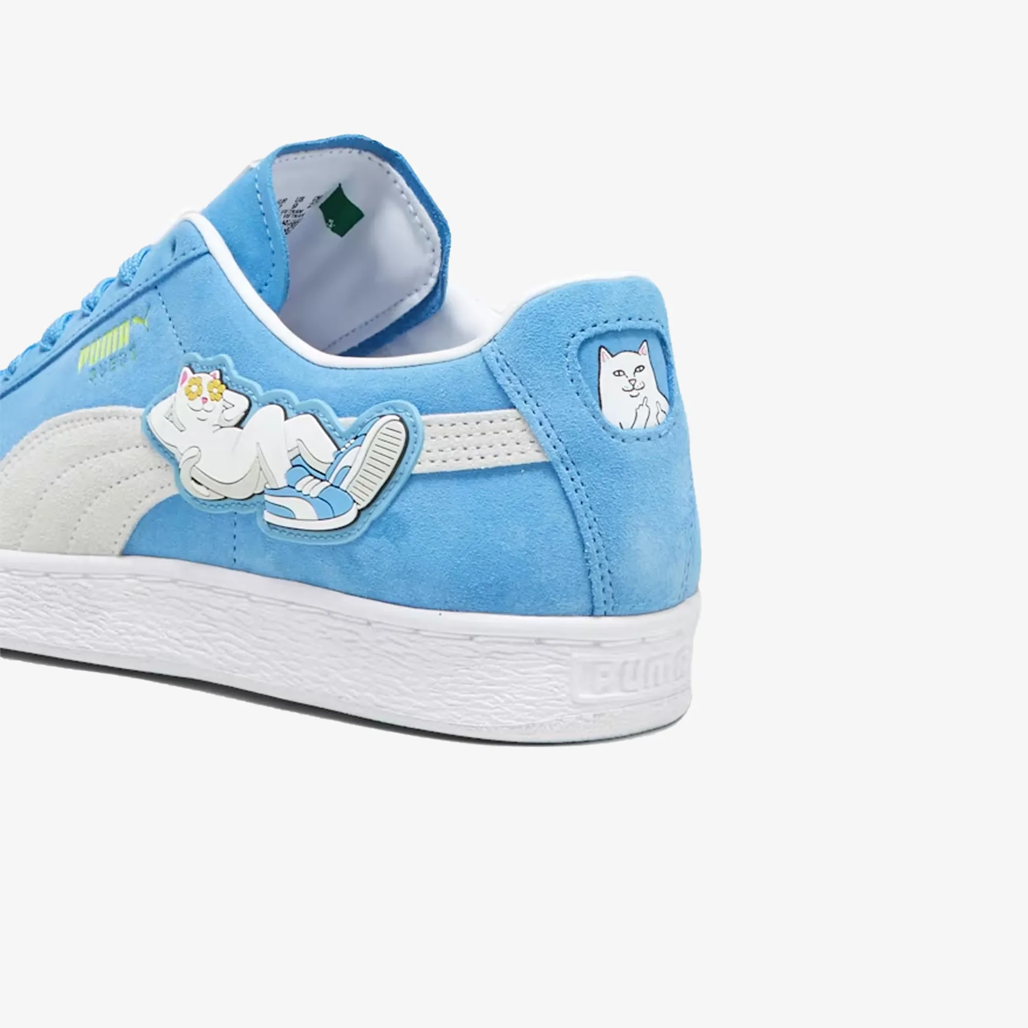 RIPNDIP Blue Suede Sneakers - Regal Blue/White