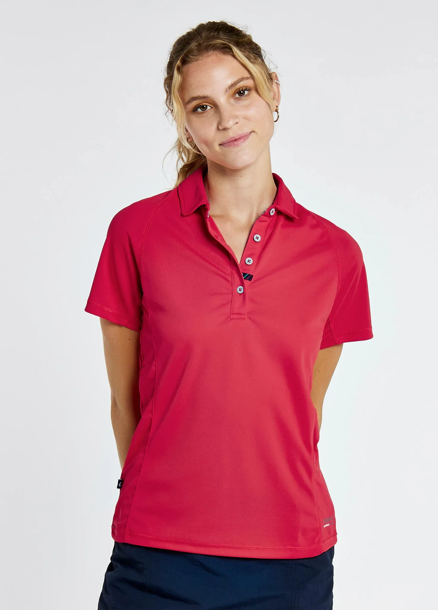 Riviera Women's Technical Polo - Red