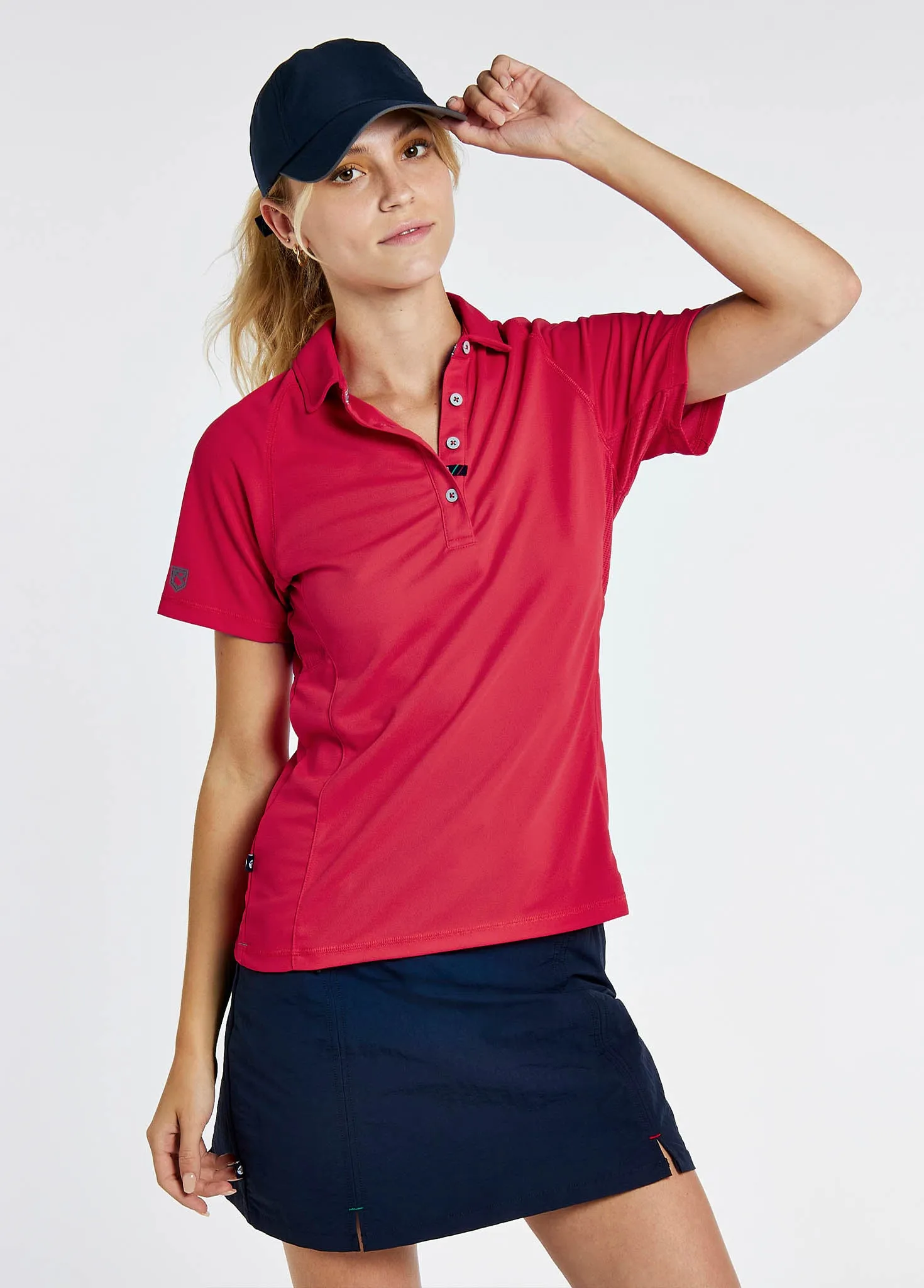 Riviera Women's Technical Polo - Red