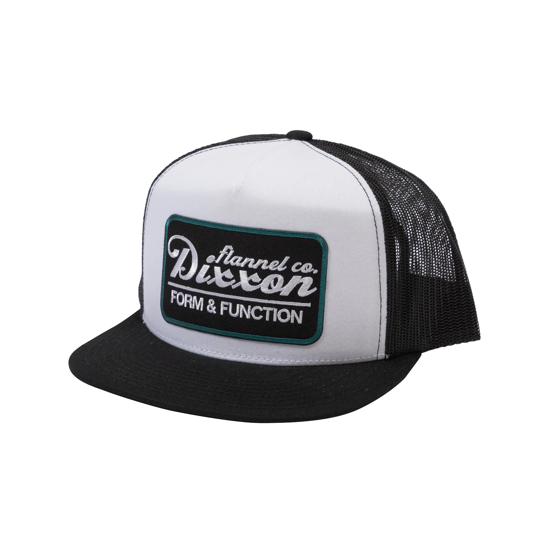 Roadside Flat Bill Trucker Snapback - Black