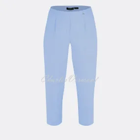 Powder Blue Robell Marie 07 Capri Trouser 51576-5499-610 - Buy Online