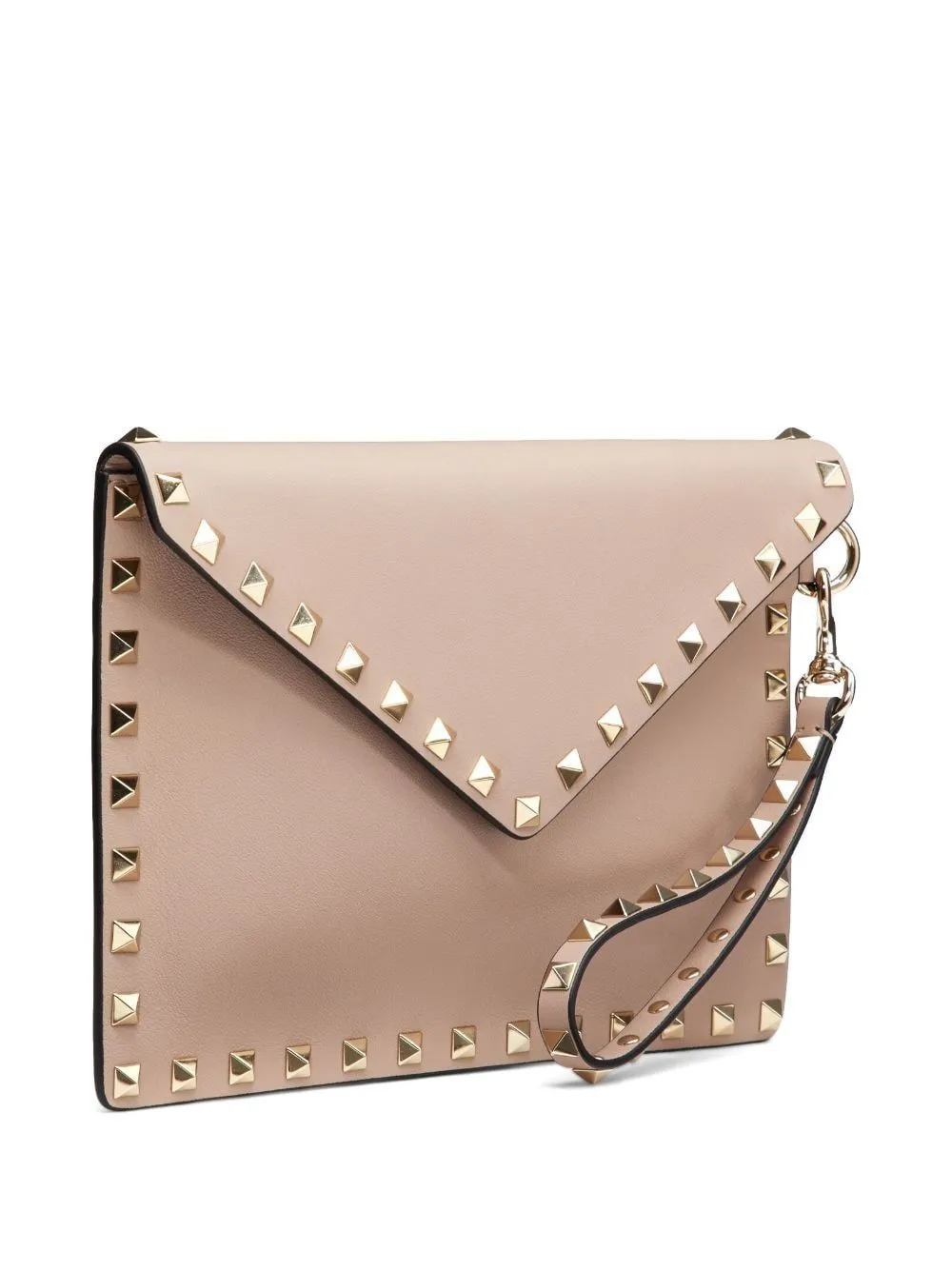 ROCKSTUD MEDIUM FLAT POUCH