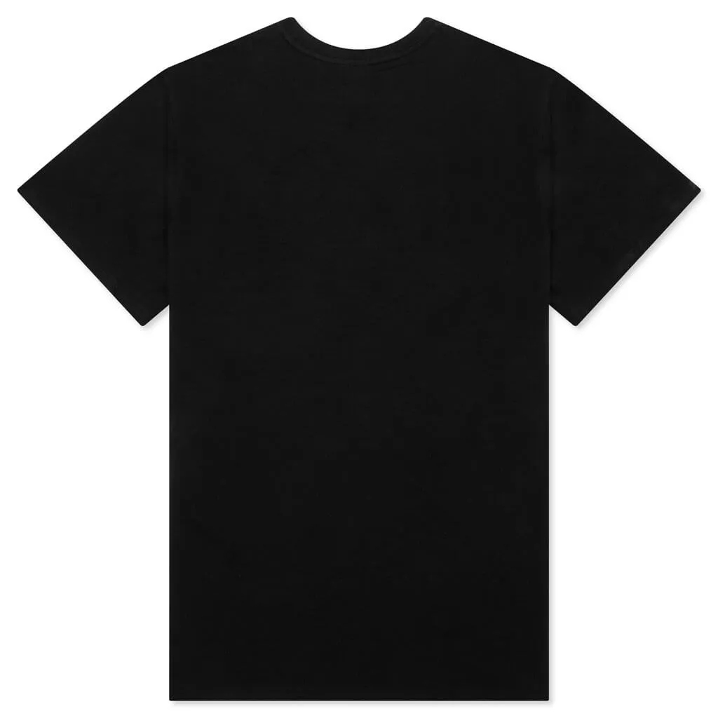 Black Sakura Short Sleeve Knit